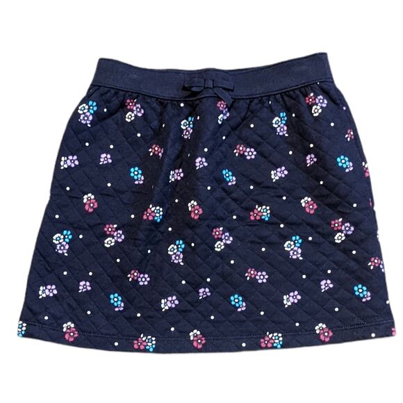 GYMBOREE Back to Blooms Navy Floral Skirt Girls 10 - Picture 1 of 8